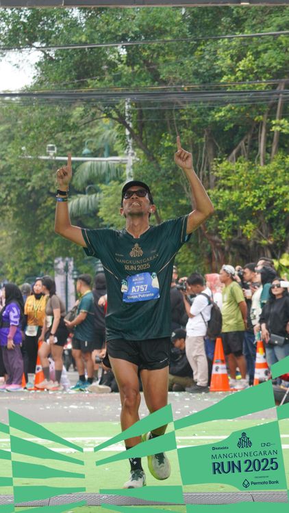 Race photo from Mangkunegaran Run 2025