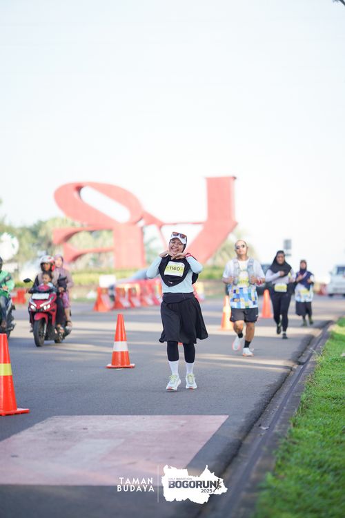 Race photo from Taman Budaya x BOGORUN 2025