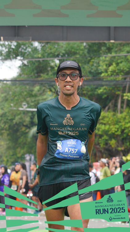 Race photo from Mangkunegaran Run 2025