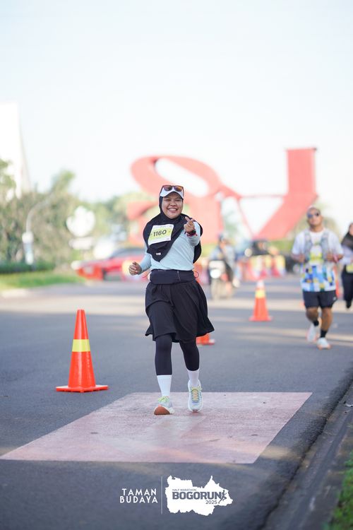 Race photo from Taman Budaya x BOGORUN 2025