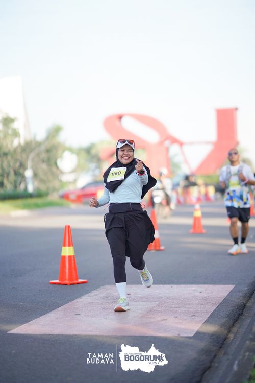 Race photo from Taman Budaya x BOGORUN 2025