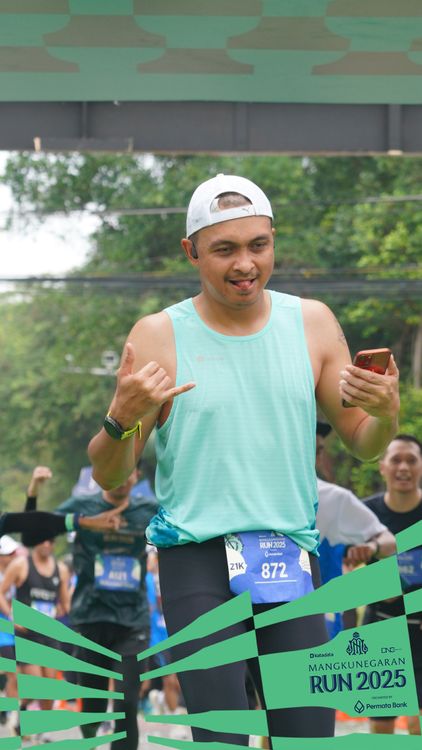 Race photo from Mangkunegaran Run 2025