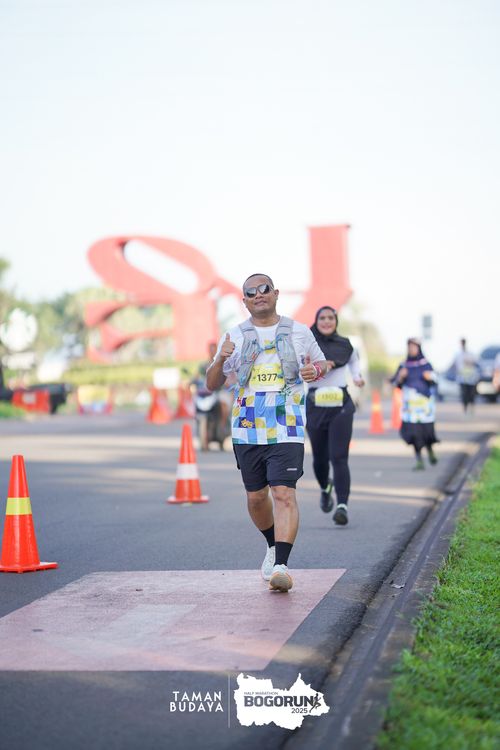 Race photo from Taman Budaya x BOGORUN 2025