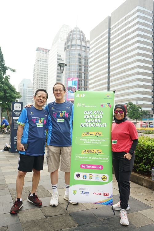 Race photo from Road to BAF Lions Run 2024