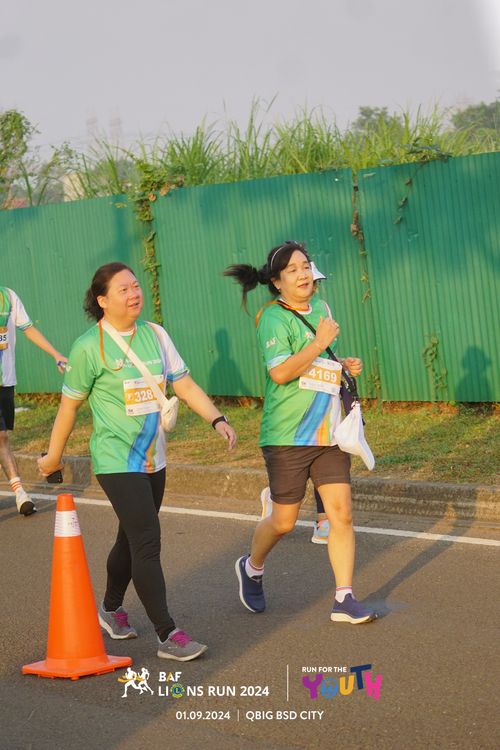 Race photo from BAF LIONS RUN 2024