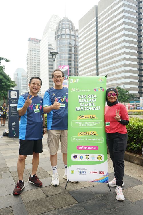 Race photo from Road to BAF Lions Run 2024