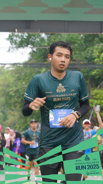 Race photo from Mangkunegaran Run 2025