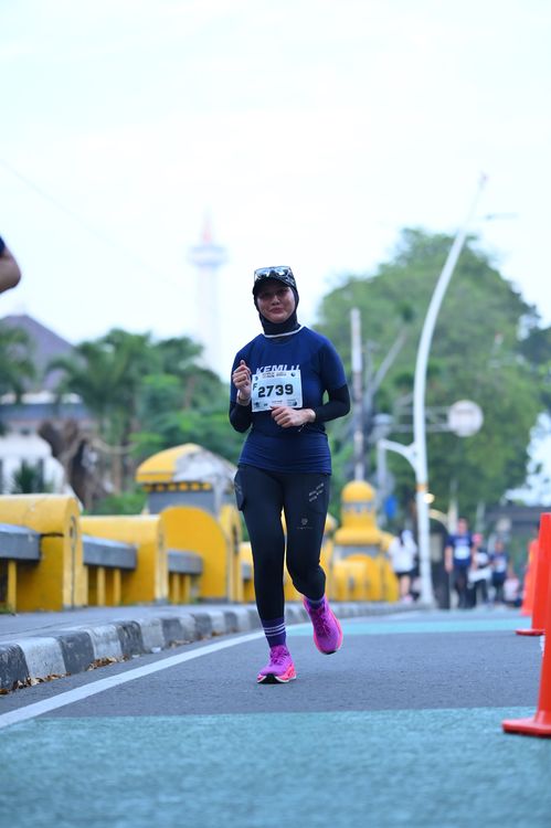 Race photo from KEMLU RUN 2025