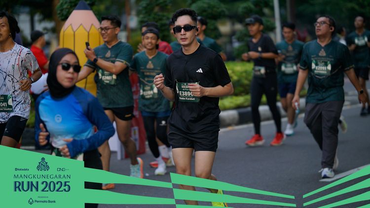 Race photo from Mangkunegaran Run 2025