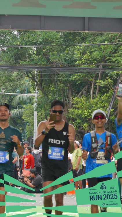 Race photo from Mangkunegaran Run 2025