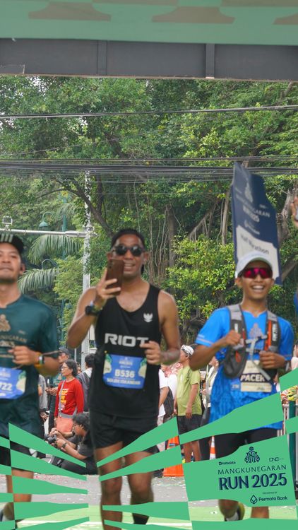 Race photo from Mangkunegaran Run 2025