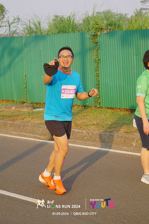 Race photo from BAF LIONS RUN 2024