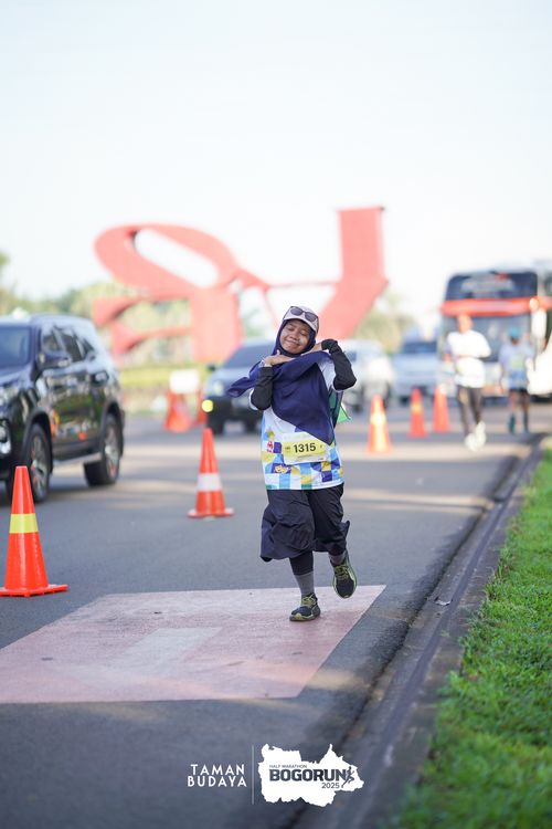 Race photo from Taman Budaya x BOGORUN 2025