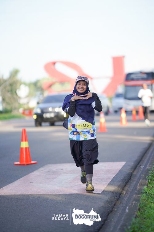 Race photo from Taman Budaya x BOGORUN 2025