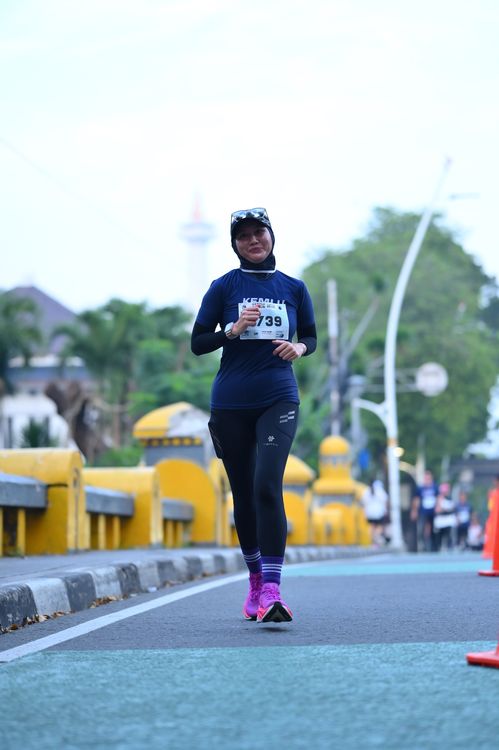 Race photo from KEMLU RUN 2025