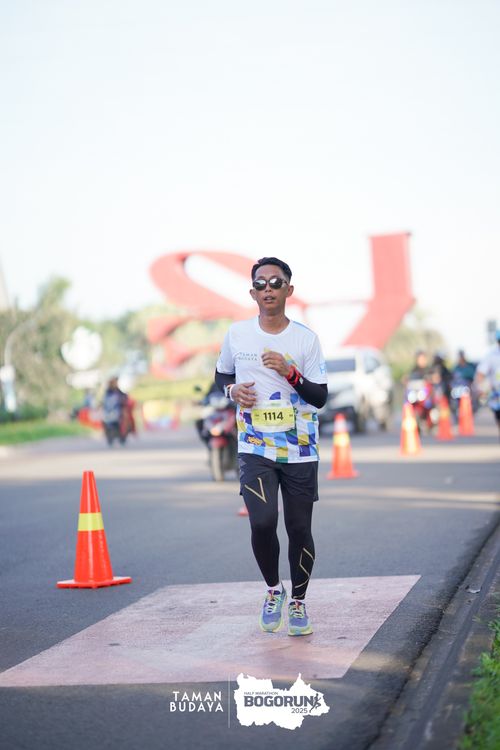 Race photo from Taman Budaya x BOGORUN 2025