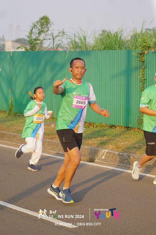Race photo from BAF LIONS RUN 2024