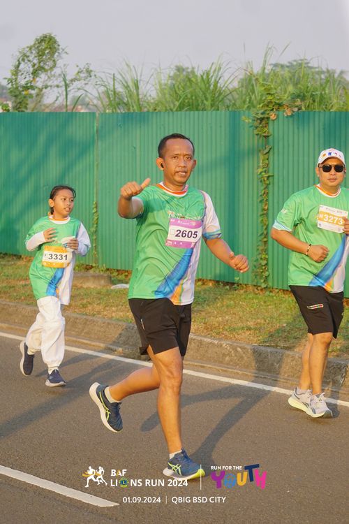 Race photo from BAF LIONS RUN 2024
