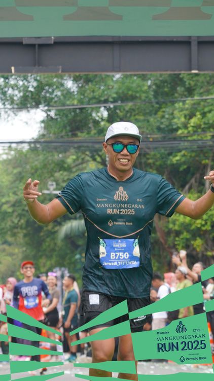 Race photo from Mangkunegaran Run 2025
