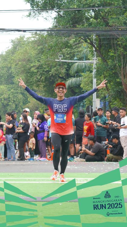 Race photo from Mangkunegaran Run 2025