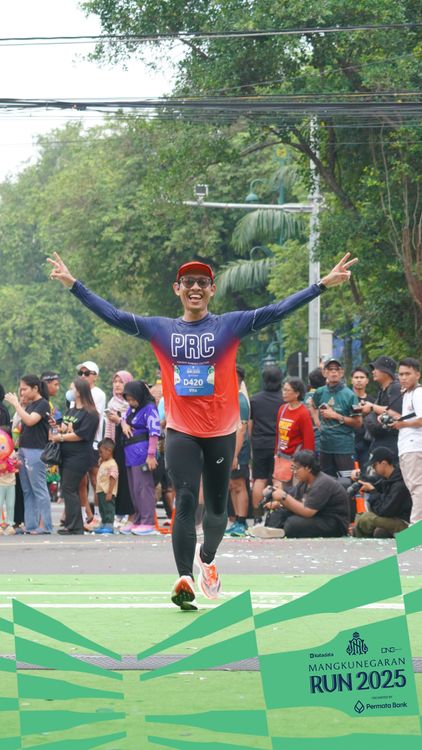 Race photo from Mangkunegaran Run 2025