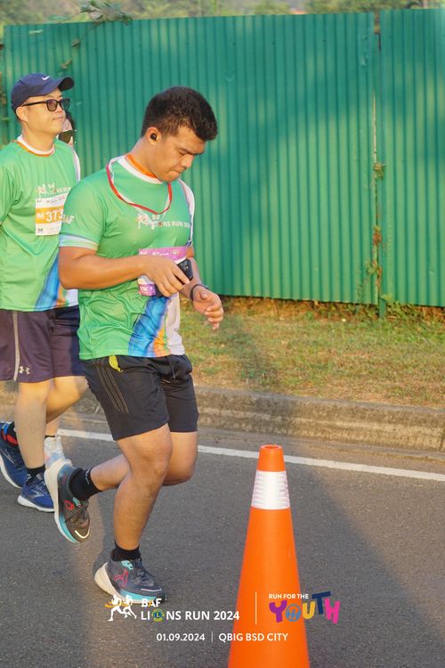 Race photo from BAF LIONS RUN 2024