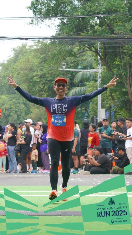 Race photo from Mangkunegaran Run 2025