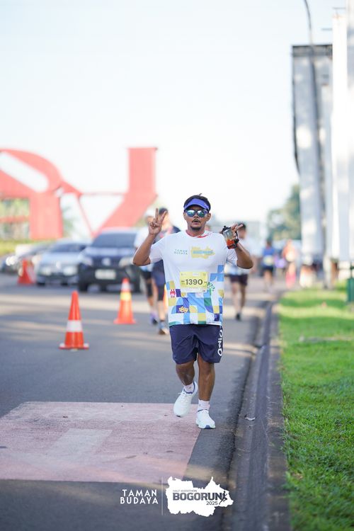 Race photo from Taman Budaya x BOGORUN 2025