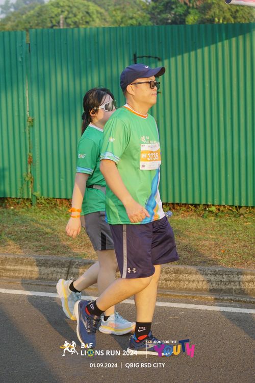 Race photo from BAF LIONS RUN 2024