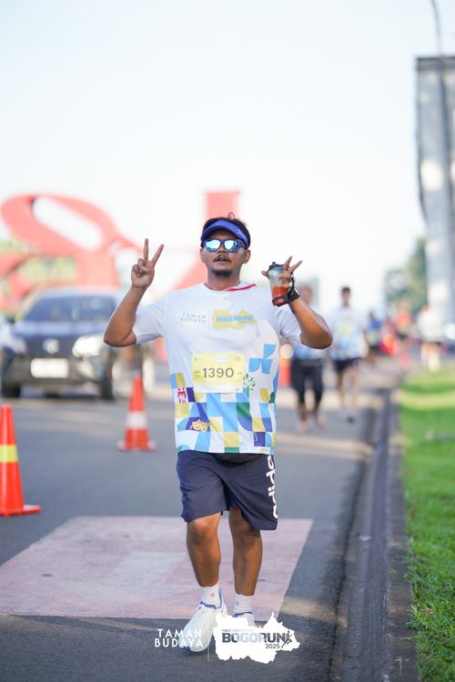 Race photo from Taman Budaya x BOGORUN 2025