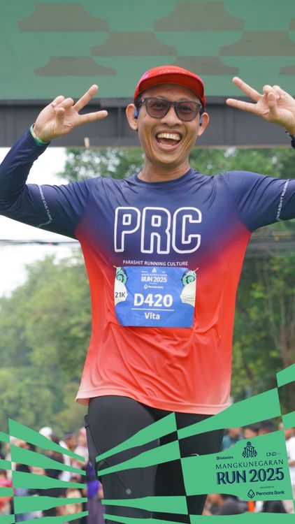 Race photo from Mangkunegaran Run 2025