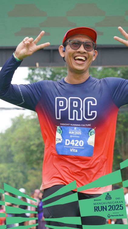 Race photo from Mangkunegaran Run 2025