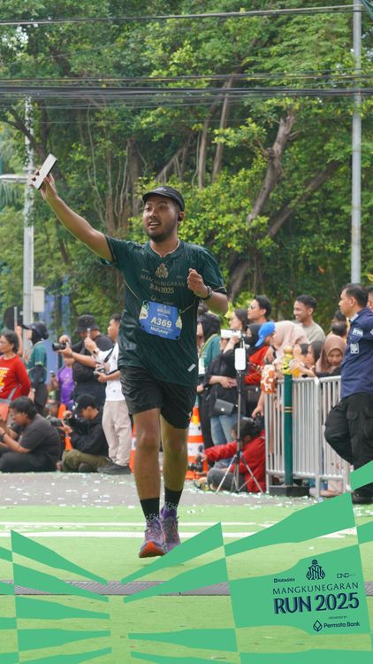 Race photo from Mangkunegaran Run 2025