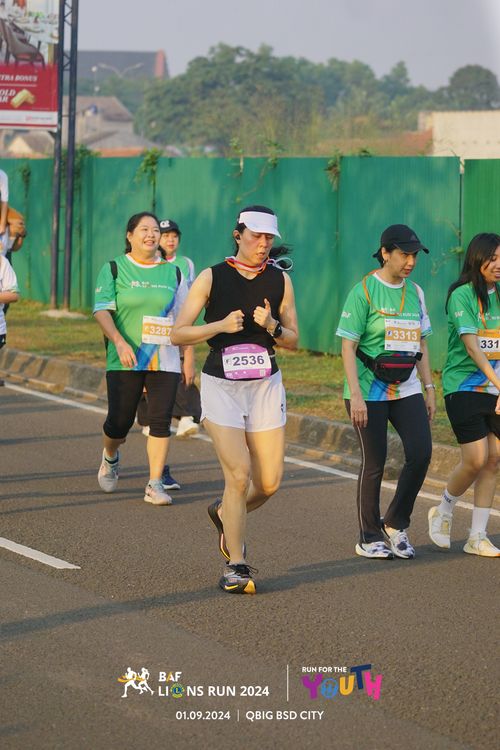 Race photo from BAF LIONS RUN 2024