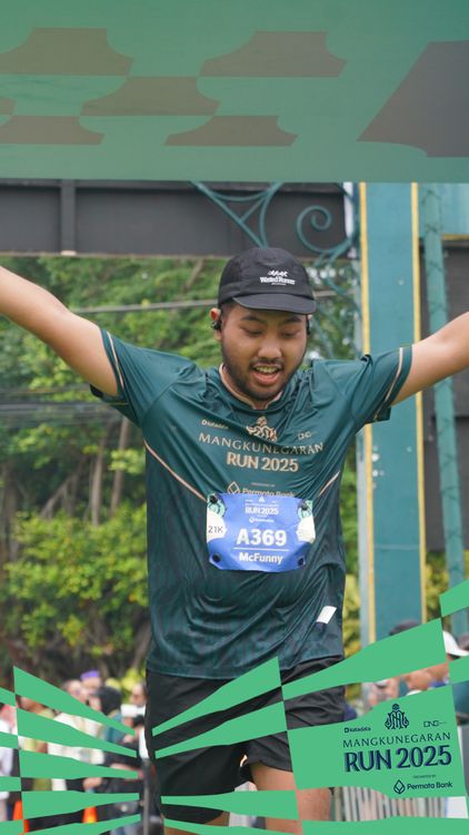 Race photo from Mangkunegaran Run 2025