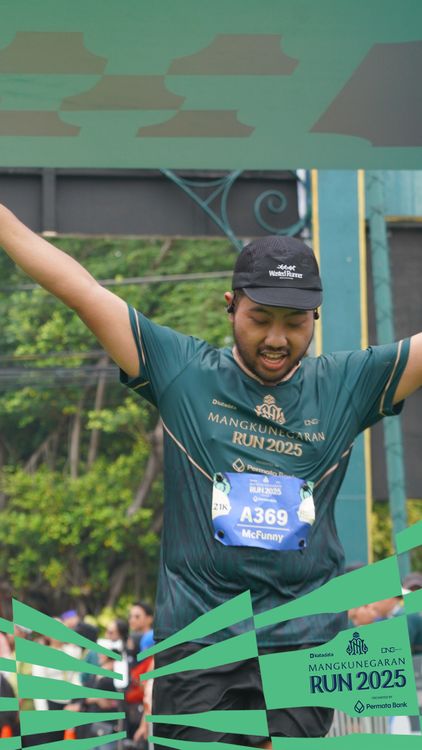 Race photo from Mangkunegaran Run 2025