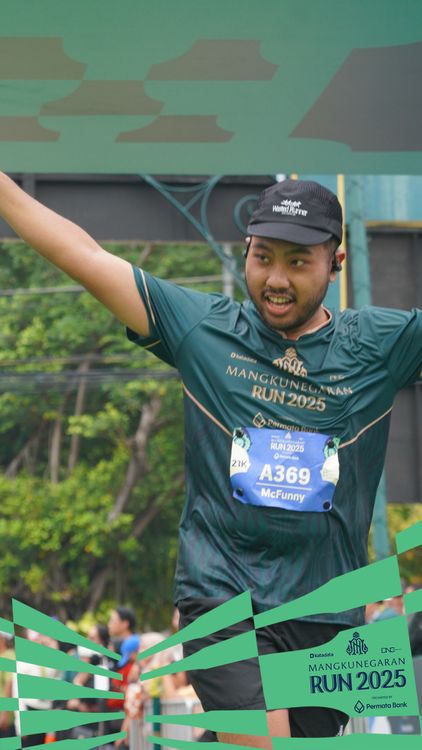 Race photo from Mangkunegaran Run 2025