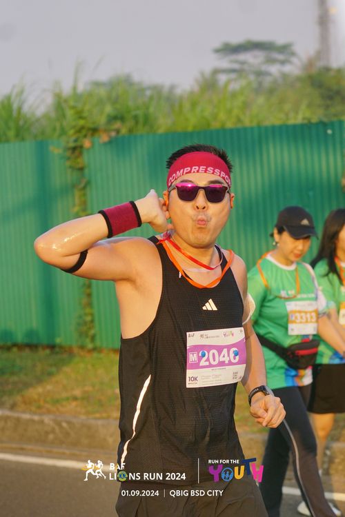 Race photo from BAF LIONS RUN 2024