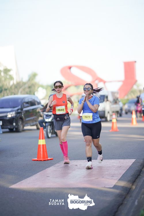 Race photo from Taman Budaya x BOGORUN 2025