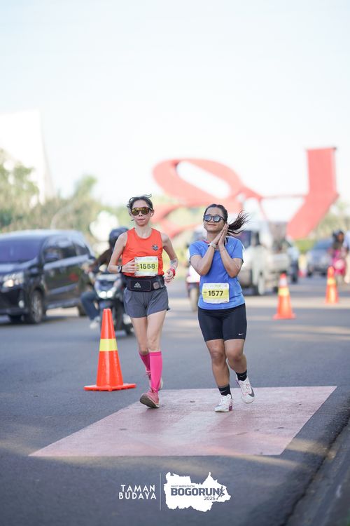 Race photo from Taman Budaya x BOGORUN 2025