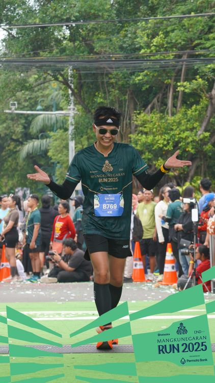 Race photo from Mangkunegaran Run 2025