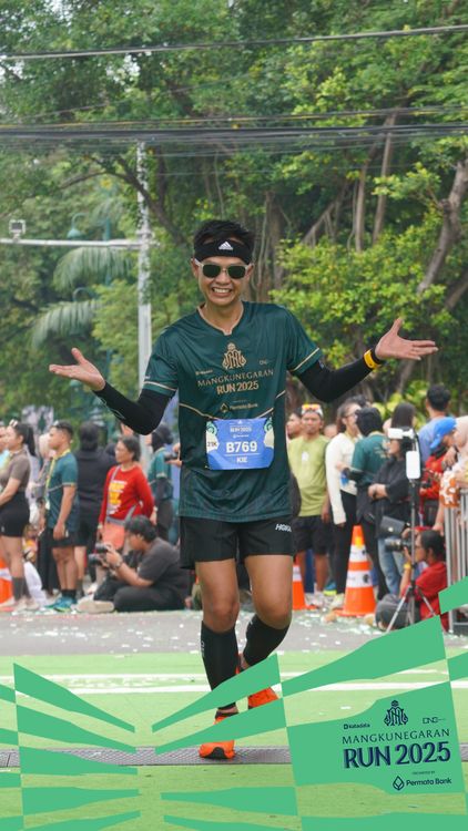 Race photo from Mangkunegaran Run 2025