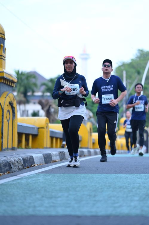 Race photo from KEMLU RUN 2025