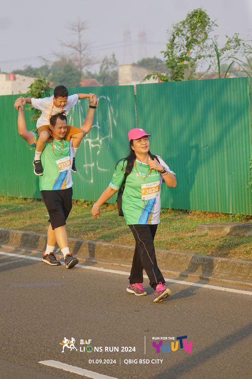Race photo from BAF LIONS RUN 2024