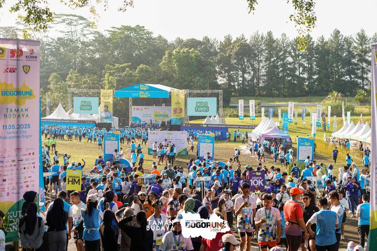Race photo from Taman Budaya x BOGORUN 2025