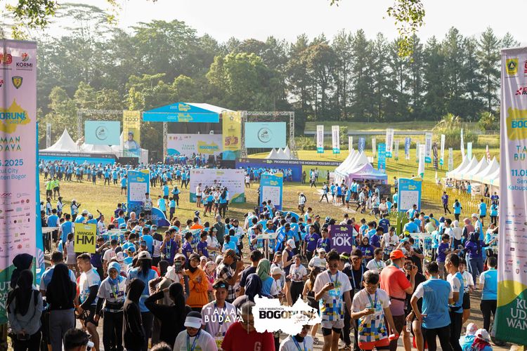 Race photo from Taman Budaya x BOGORUN 2025