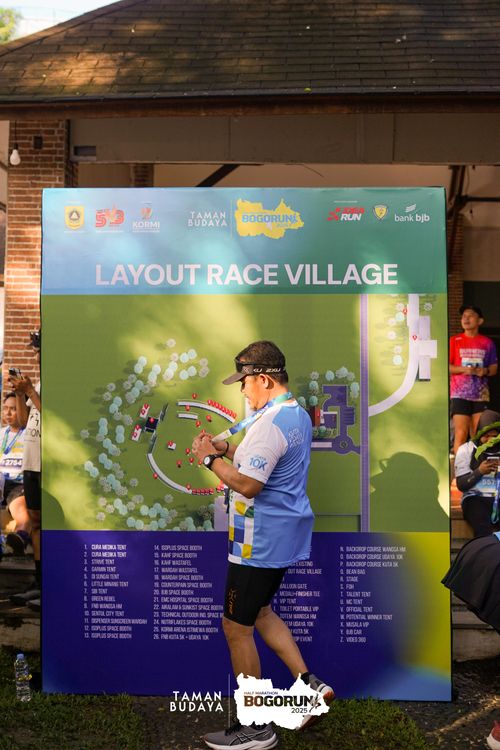 Race photo from Taman Budaya x BOGORUN 2025