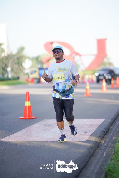 Race photo from Taman Budaya x BOGORUN 2025