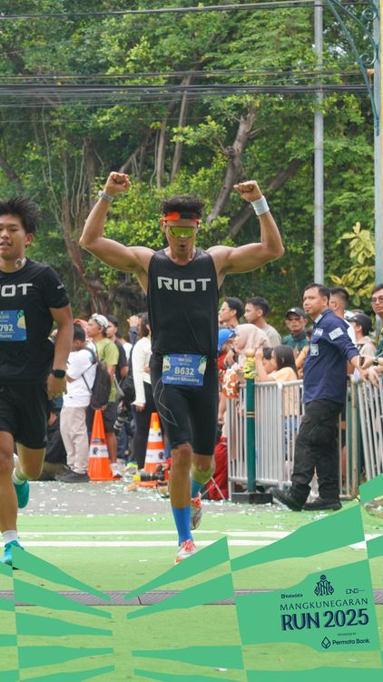 Race photo from Mangkunegaran Run 2025