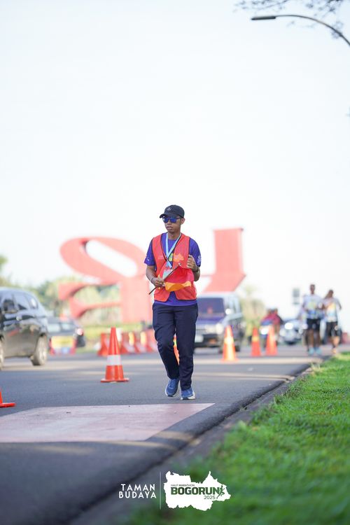 Race photo from Taman Budaya x BOGORUN 2025